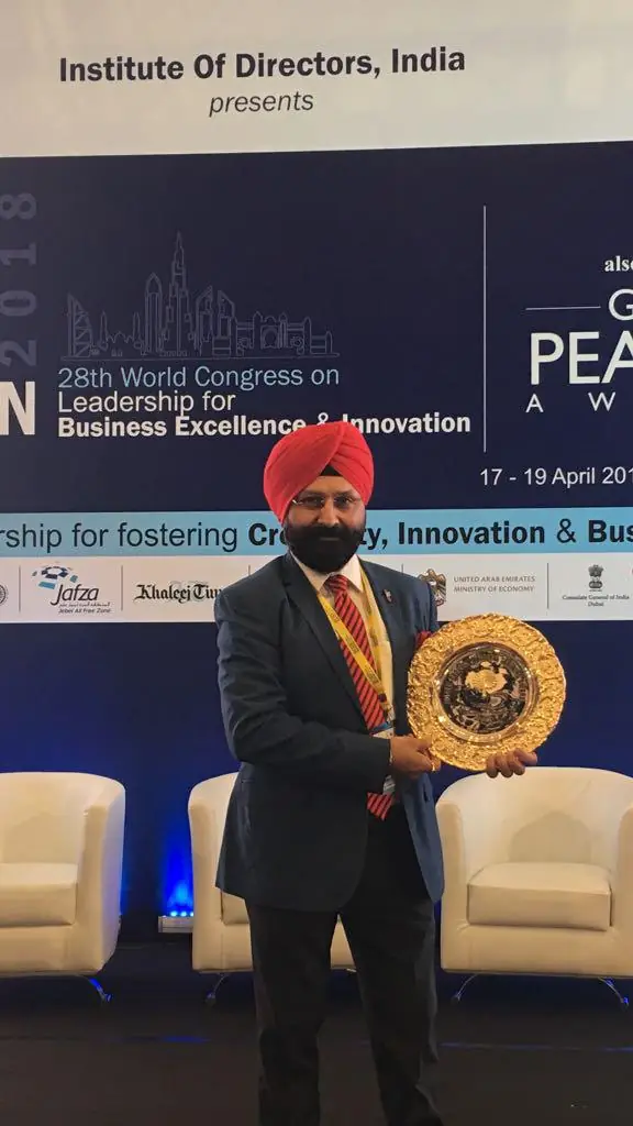 Golden Peacock Award, Institute of Directors, India